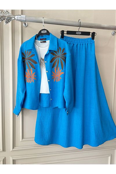 UMS Suit with printed skirt