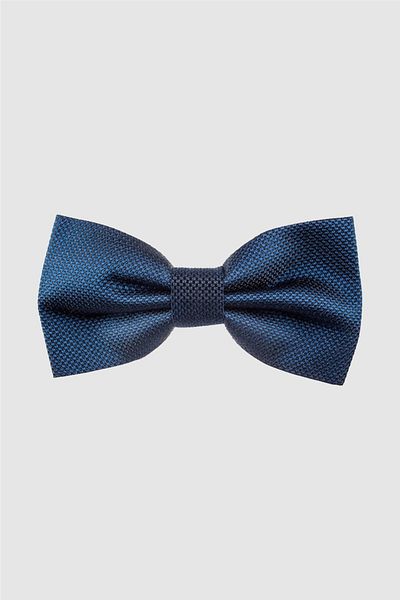 Tudors Dobby Navy Blue Men's Bow Tie