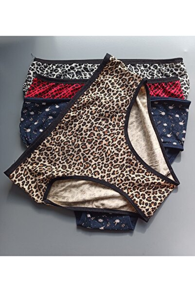 PATRON باتو قطن عالي الخصر ملون 4 قطع