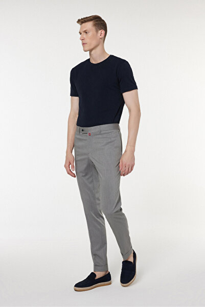 Andrea Nicolotti Gray Fabric Trousers 2802-1A