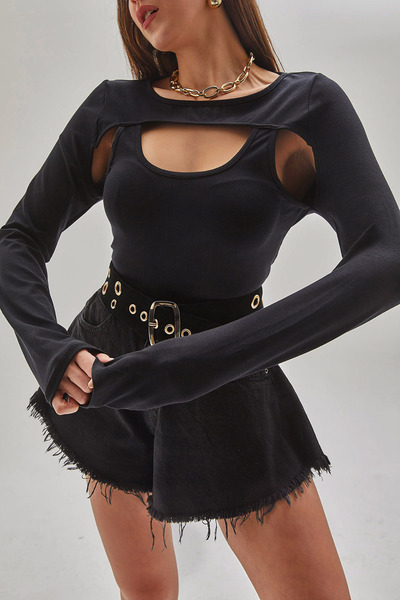 Bianco Lucci Damen-Bluse, Stückgröße 60121012