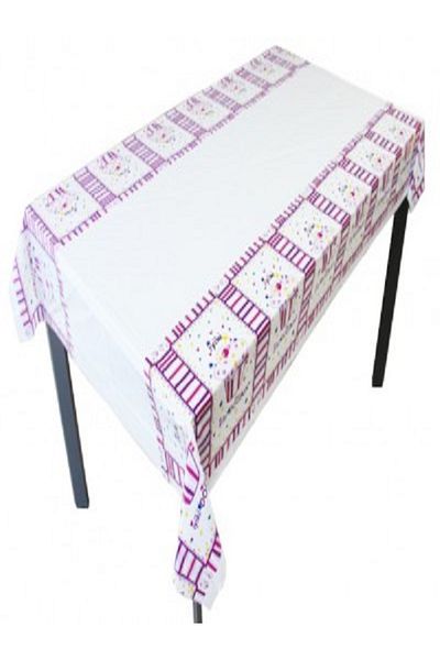 Kazanabil Good Birthday Cupcake Printed Birthday Table Cover Pink