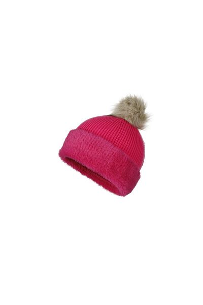 Fonem Soft Textured Pompom Women's Huzi Mars Ber Fo 2576 Fuchsia