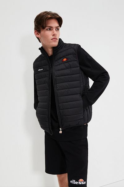 Ellesse Herren Stepp-Weste BARDY - Gilet, ärmellos, Stehkragen, Reißverschluss
