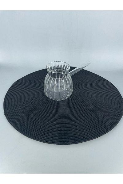 Çavdar Group 450 ml Corrugated Borasilicate Glass Coffee Pot - Fire Resistant Luxury Model