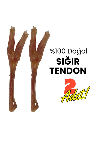 Havhav 2 Adet Köpek Ödülü %100 Doğal Sığır Tendon Köpek Çiğneme Çubuğu Köpek ...