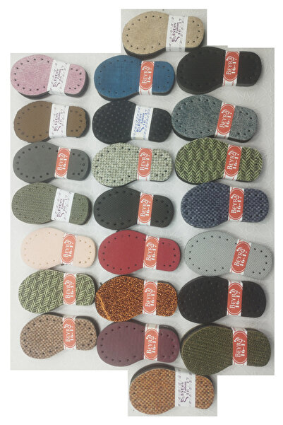 Kent Pazarı Bebe Boy Karışık Çeşit Patik Tabanlık 10 Çift (16-17) Numara