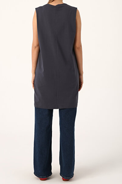 ALLDAY Tunika spodního prádla s kouřovým límcem bez rukávů