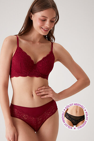 Pierre Cardin Οικονομικό πακέτο 2 τεμαχίων: Σουτιέν συγκράτησης Bordo Barcelo...