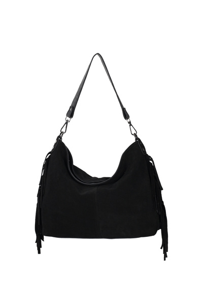 HBS Hakiki Deri Süet Kadın Omuz Çantası