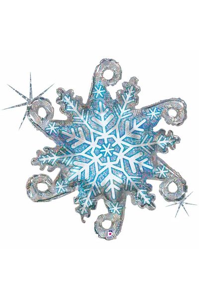 Parti Station Snowflake Frozen Elsa Winter Concept Snowflake 1 Year Old Balloon Concept Birthday Set Age Balloon Set