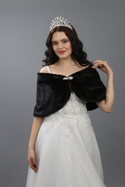 paris in paris Rochie de mireasă Blană-Jachetă de mireasă-Bolero pentru rochie de mireasă-Etol pentru rochie de mireasă-Pelucă de mireasă-Accesorii pentru mireasă-Rochie de seară Şal