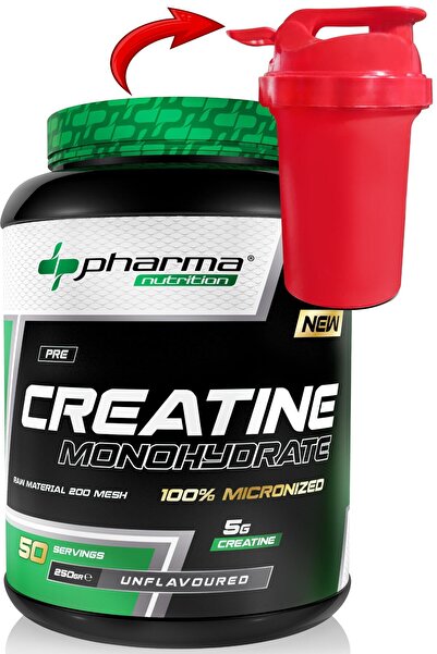 Pharma Nutrition Kreatin Monohidrat ( Creatine ) 250 Gr 50 Servis Micronized ...