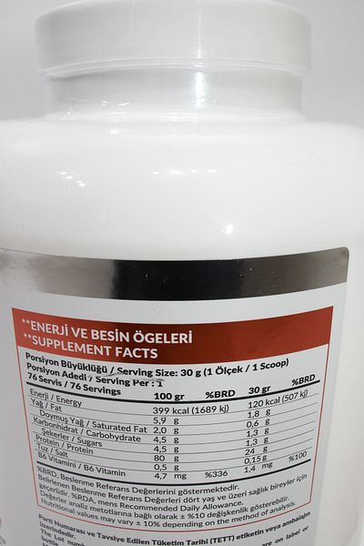 High Nutrition 24 Gr Banana Flavored Whey Protein - 2280 Gr Protein