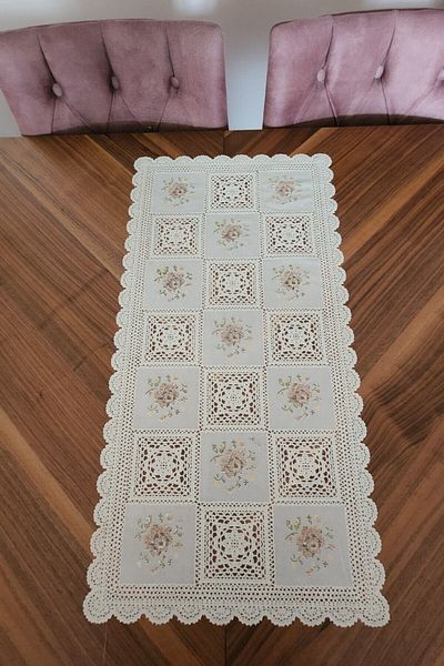 Başak Ev Tekstili 80cm x 40cm PVC Runner και Σερβίρισμα Τραπεζιού
