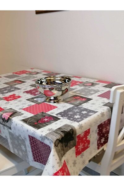 Başak Ev Tekstili Fiber PVC Oilcloth - Patterned Removable Tablecloth