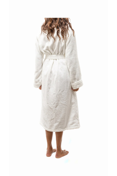 HIZSOY TEKSTİL Natural Soft Unisex Lux 100% Cotton Bathrobe 1650Gr