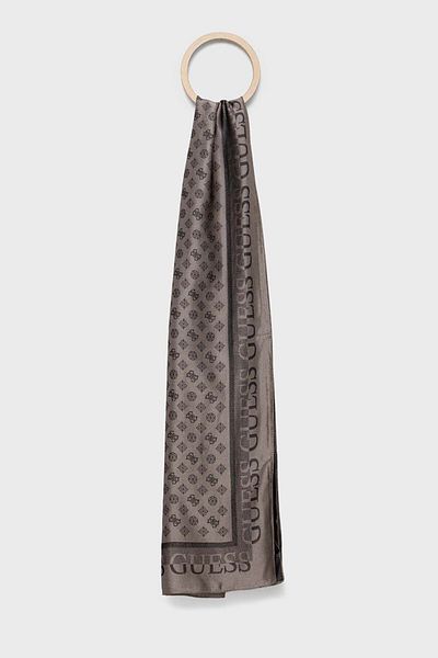 Guess Logo Detailed 80x180 cm Shawl Wrap AW9363VIS03 NUT