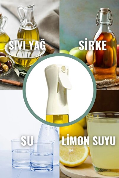 Keyfi Sepet Sprey Cam Yağlık Air Fryer Fritöz Yağ Püskürtücü