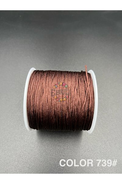 Ebruli Boncuk Κοσμήματα με κορδόνια αλεξίπτωτου 0,8 mm Κατασκευή αξεσουάρ Κοσμήματα με χάντρες (100 μέτρα)