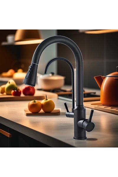 Zeyarmatür BLACK 3-way Purification Tap