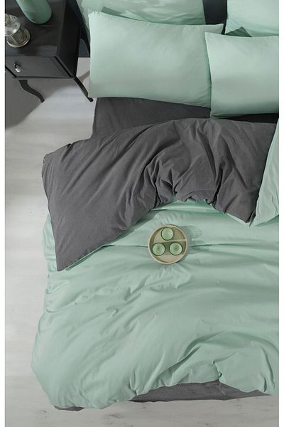 Loyal Home Elastic Sheet Duvet Cover Set Double - Mint