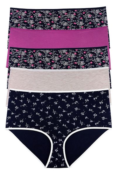 Sensu Set de 5 pachete de 5 culori mixte cu mucegai lat Bato pentru femei - Kba3006