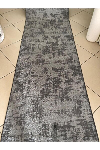 MBA Anthracite Emboss Non-Slip Based Washable Carpet-Plat
