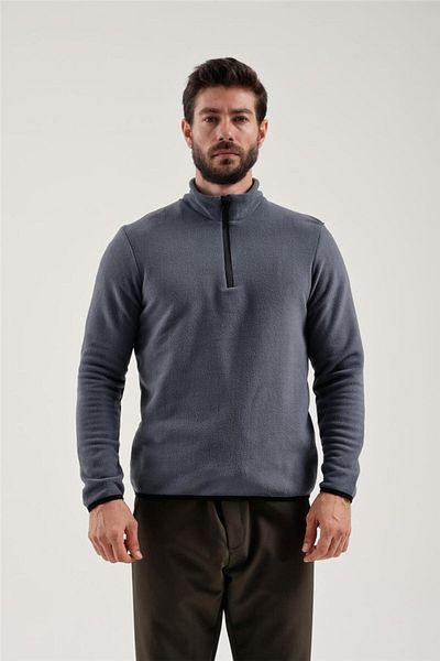 Exuma Men's Smoked Half Zipper Fleece2212001