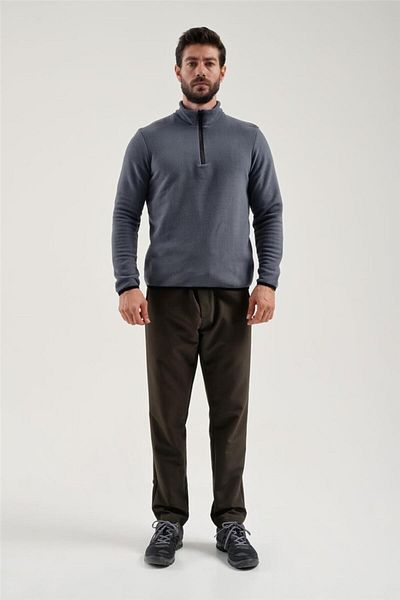 Exuma Men's Smoked Half Zipper Fleece2212001