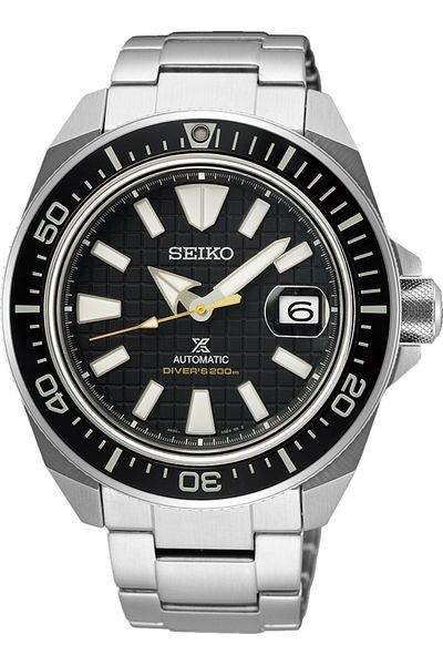 Seiko Srpe35k Automatic Steel Gray Black Dial Sapphire Glass 20 Atm 44 Mm Men's Wristwatch