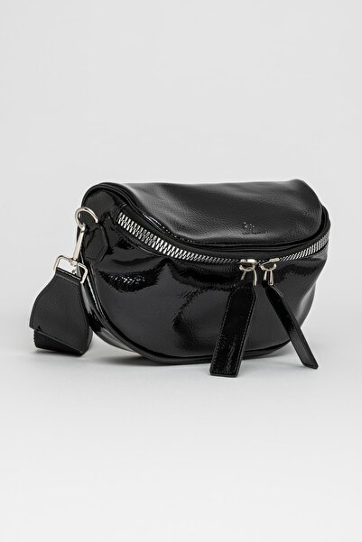 Jacquline IM357-5 FERMUAR DETAYLI DERİ ÇAPRAZ ÇANTA KADIN