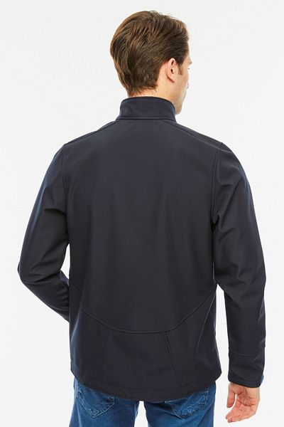 Uniprom Softshell Coat with Fleece Inside Water and Windproof Pro Model Navy Blue Men