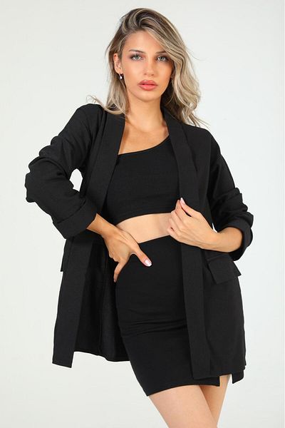 EMİRA LİFE BLAZER JACKET WITHOUT SHALK COLLAR