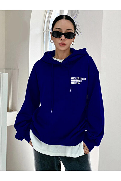 BOHEMGİYİM Unisek Siiah Oversize duks