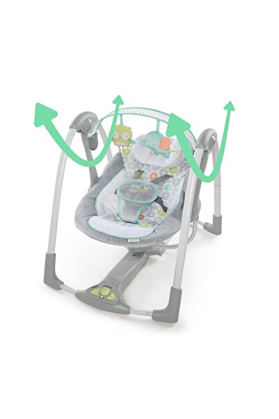 Ingenuity 2'si 1 Arada Katlanabilir Bebek Salıncağı Ve Oturağı, Titreşimli, Otomatik Salıncak ve Melodili