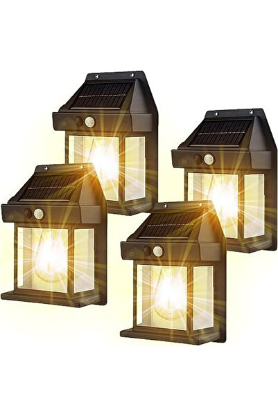 MOBEE 4 Adet 2025 Model Suya Dayanıklı Harekete Duyarlı Güneş Enerjili Solar ...