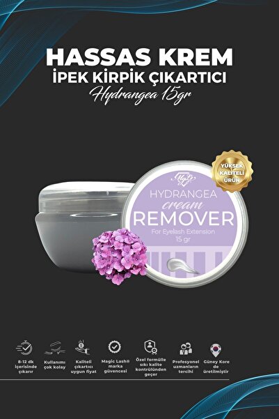 Magic Lash Hassas Göz Yakmayan Ipek Kirpik Çıkarıcı Krem Sökücü Hydrangea 15gr