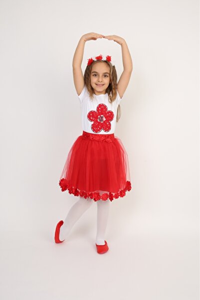 FATELLA Set majica i suknji za devojčice 23. aprila 29. oktobra Kostim za nastup