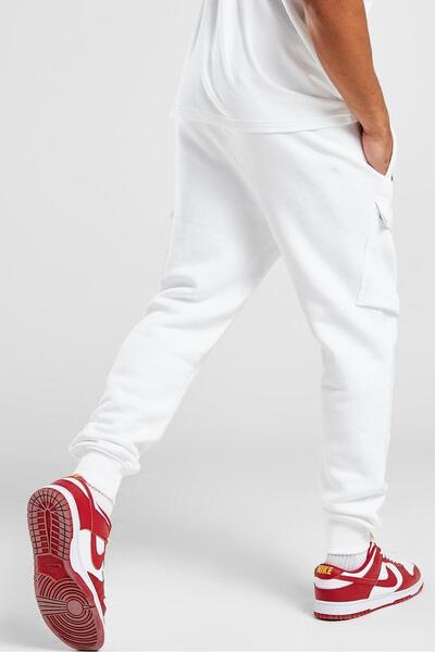 Nike Sportswear Standard Issue Fleece Cargo Men's White Sweatpants