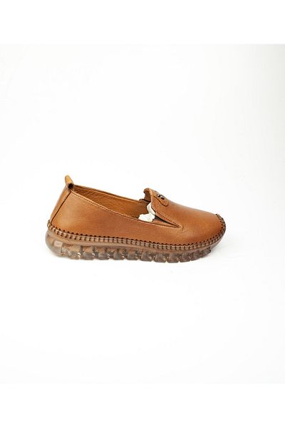 Voyager 9059 Pantofi de damă din piele maronie