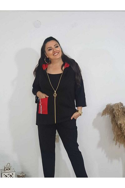Melis Designer Комплект с цип, голям размер