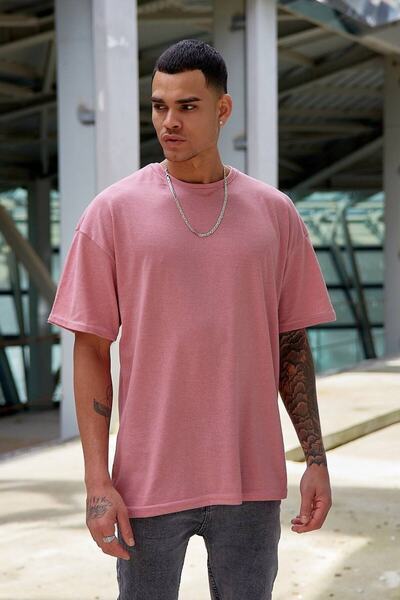 FAVORİST Oversize Plain Unprinted Sports Tshirt