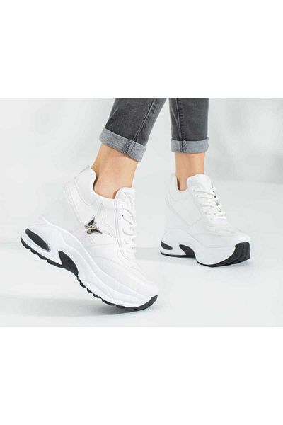 nuaA Pantofi Nua Fashion Butterfly Detaliat 10 cm Toc ascuns Pantofi sport casual