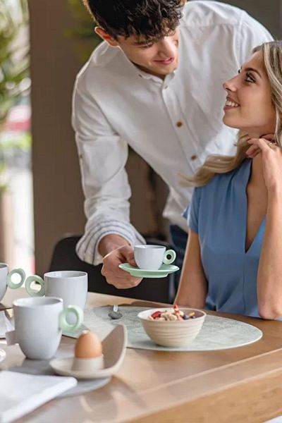 GUZZİNİ Guzzini Everyday - Green 2-Piece Espresso Cup