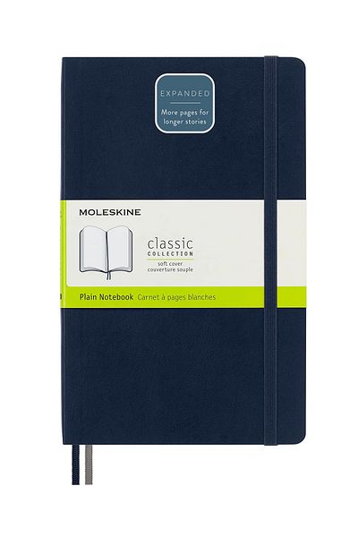 Moleskine Expanded Collection Notebook Large 13x21cm Soft Cover Unlined 400 Sheets