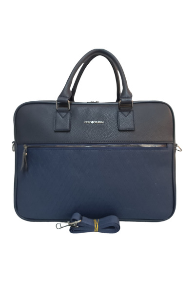 Poloorjinal DARK BLUE Briefcase And 15.6 Inch Laptop Bag