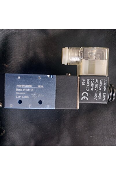 Valf 5/2-1/4" Tek Bobin 12/24dc 220vac