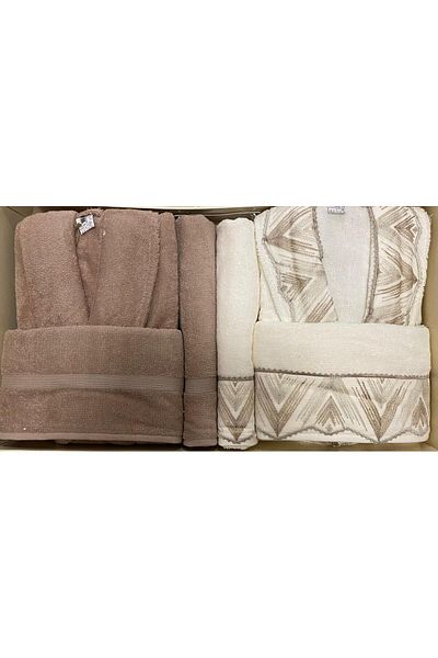 Özdilek ELITE 6 PIECE FAMILY BATHROBE SET
