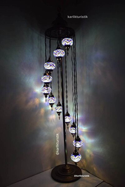 karlıkturistik Mozaik Lambader,otantik Lamba,dekoratif Hediyelik Köşe Lambası...